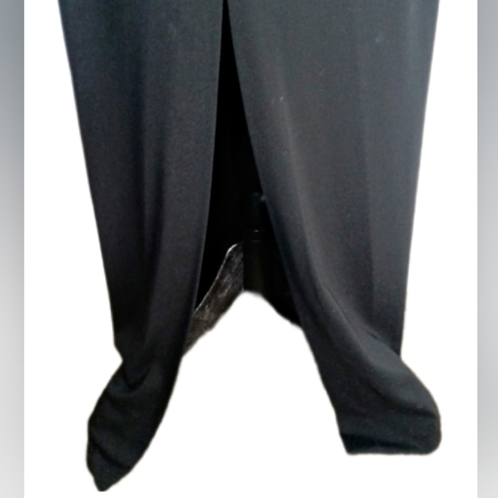 Vintage :: Ste'nay Sequin Regency Beaded Black Maxi Formal Event Dress Size 12 - Picture 10 of 13